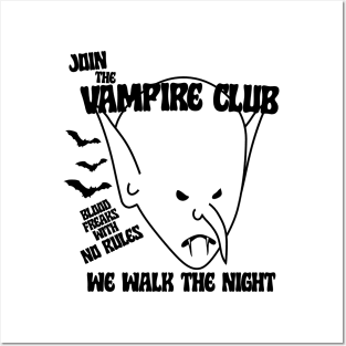 Vampire Club Posters and Art